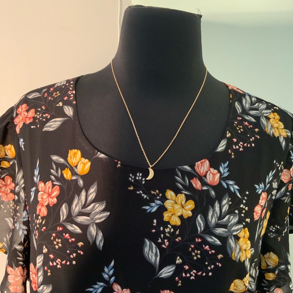 BNWT Black Floral Dress from ModCloth Size XL - Picture 3 of 8